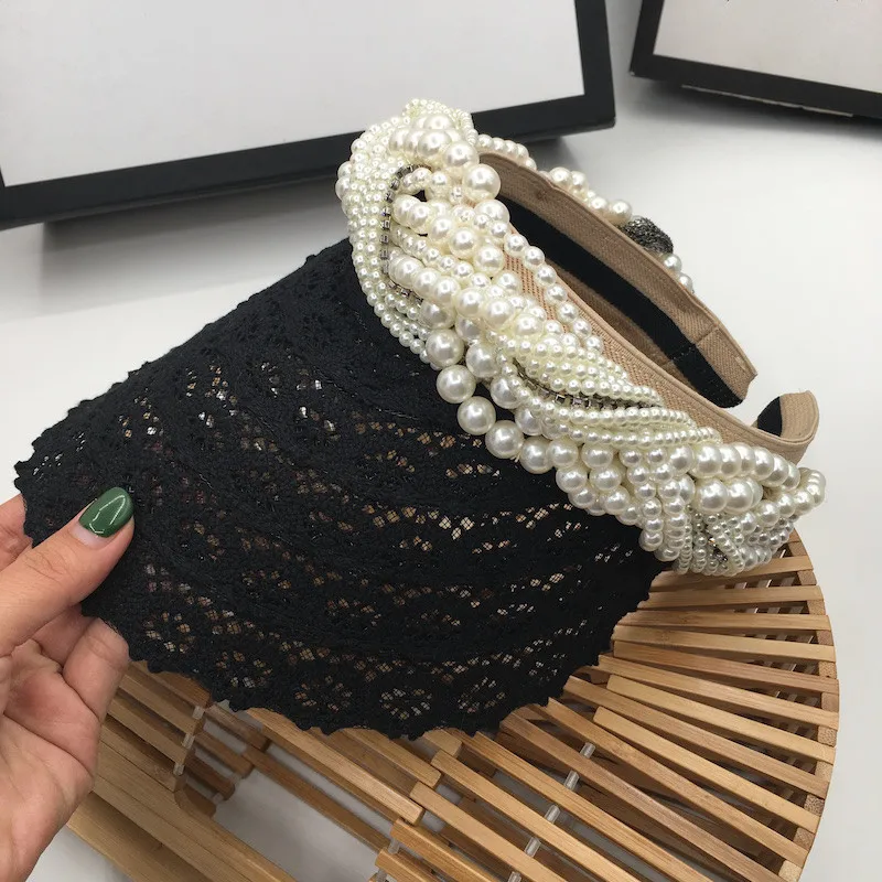 Spring, summer, the new French elegant black lace pearl empty hat melting and lovely temperament without stocking cap
Spring, summer, the new French elegant black lace pearl empty hat melting and lovely temperament without stocking cap