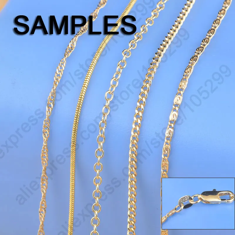 5 Kinds Mix 18" Yellow Gold Fine Jewelry Snake ROLO Singapore GF Necklace Chains With Lobster Clasps 18KGF Stamped
5 Kinds Mix 18" Yellow Gold Fine Jewelry Snake ROLO Singapore GF Necklace Chains With Lobster Clasps 18KGF Stamped