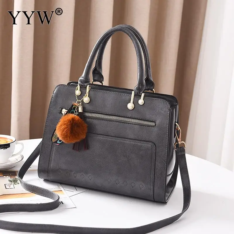 Pu Leather Women Fashion Boston Bag Handbag Large Capacity Soft Zipper Casual Female Shoulder Bags Attached With Hanging Strap
Pu Leather Women Fashion Boston Bag Handbag Large Capacity Soft Zipper Casual Female Shoulder Bags Attached With Hanging Strap