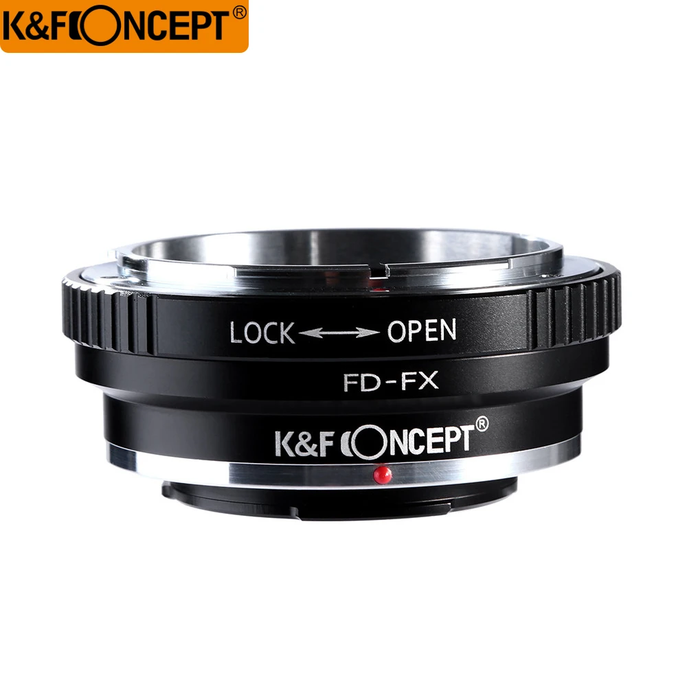 

K&F CONCEPT FD-FX Camera Lens Mount Adapter Ring For Canon FD Lens to for Fujifilm FX Mount X-Pro1 X-E1 X-A1 X-M1 Camera Body