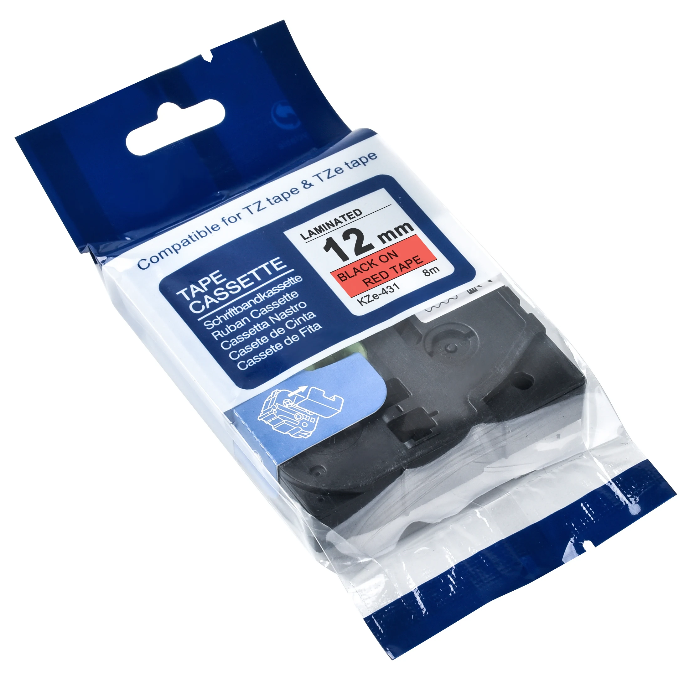 Cidy 50pcs compatible P-touch TZe tape TZe-431 tz431 TZE431 12mm x 8m black on red label tapes for brother label maker tz-431
Cidy 50pcs compatible P-touch TZe tape TZe-431 tz431 TZE431 12mm x 8m black on red label tapes for brother label maker tz-431
