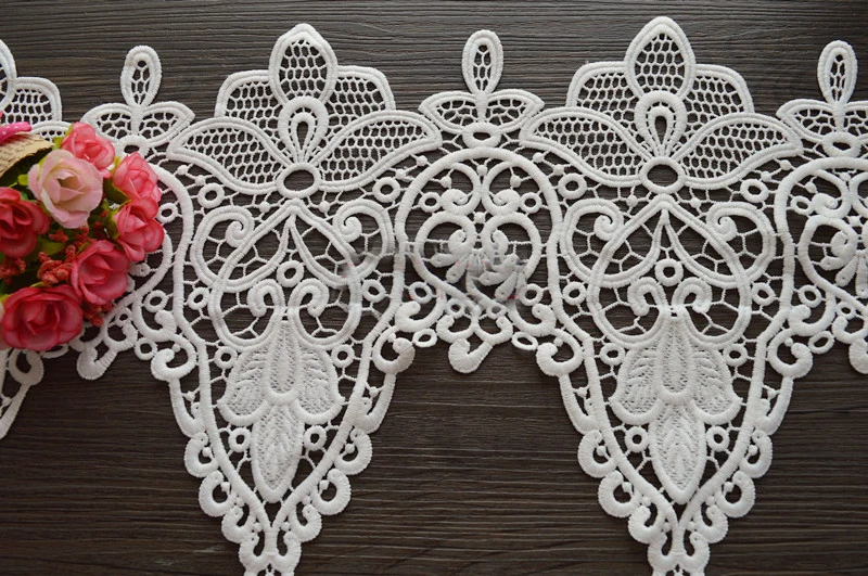 25.3cm 9.96" wide 3 yard ivory milk silk embroidered tapes lace trim ribbon clothes dress fabric 1163231QL4K26
25.3cm 9.96" wide 3 yard ivory milk silk embroidered tapes lace trim ribbon clothes dress fabric 1163231QL4K26