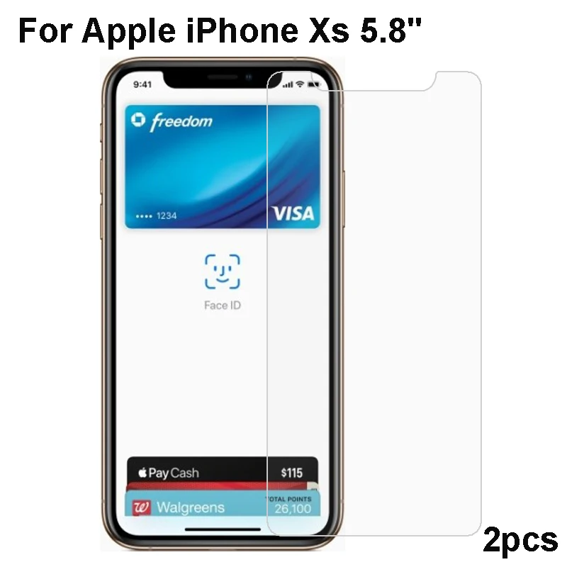2PCS For Apple iPhone Xs Tempered Glass 9H High Quality Protective Film Explosion-proof Screen Protector For Apple iPhone Xs
2PCS For Apple iPhone Xs Tempered Glass 9H High Quality Protective Film Explosion-proof Screen Protector For Apple iPhone Xs