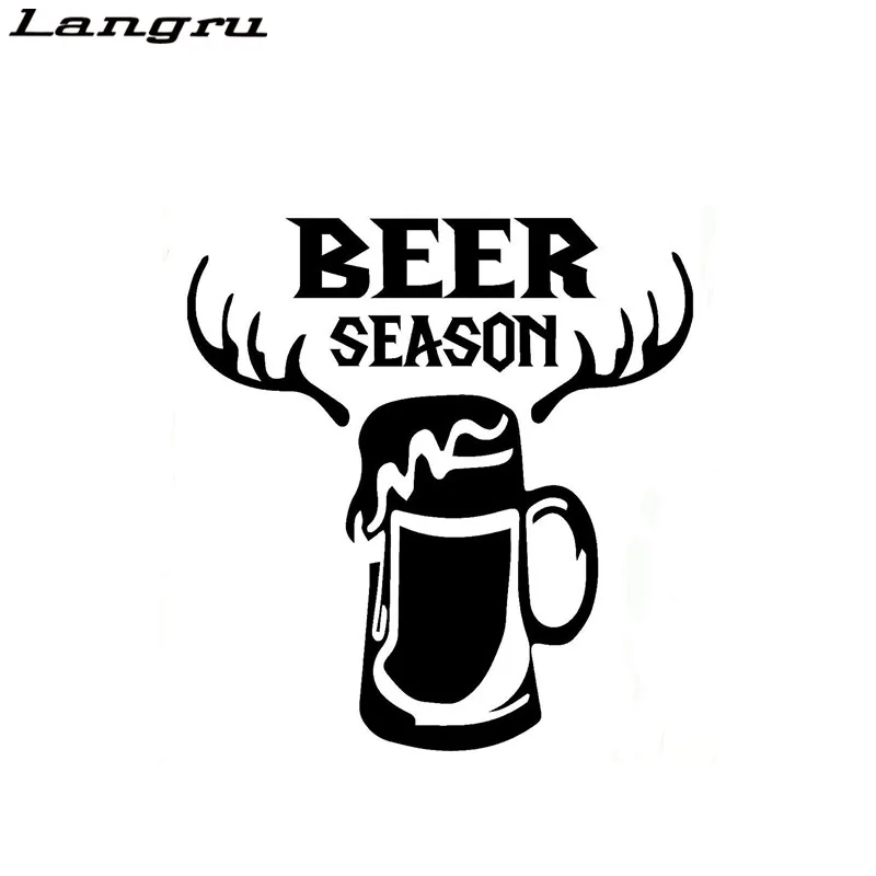 Langru Beer Sraon Оригинальная виниловая наклейка на машину декоративная для автомобиля