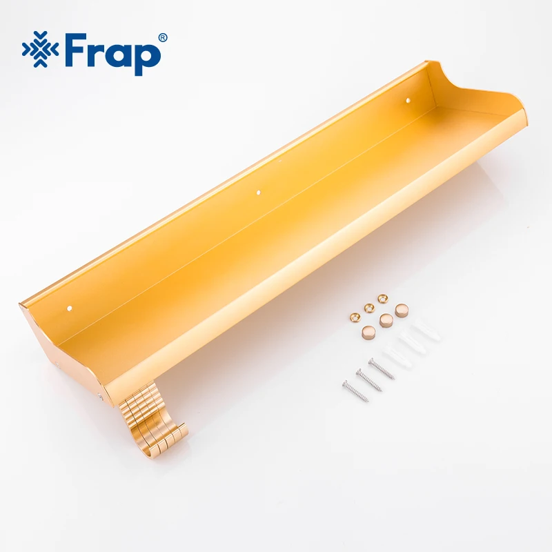 FRAP Bathroom Shelf Cosmetic Rack Wall Hanging Rack Wall Storage Shelf with Hooks Bathroom Aluminum Kitchen Accessories Y38011
FRAP Bathroom Shelf Cosmetic Rack Wall Hanging Rack Wall Storage Shelf with Hooks Bathroom Aluminum Kitchen Accessories Y38011