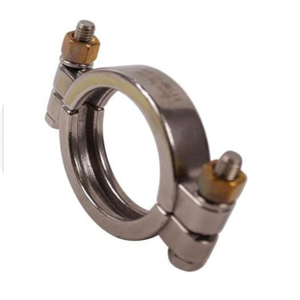 50.5mm - 233.5mm OD Ferrule High Pressure Bolted Sanitary Clamp Fits Stainless Steel SS304
50.5mm - 233.5mm OD Ferrule High Pressure Bolted Sanitary Clamp Fits Stainless Steel SS304