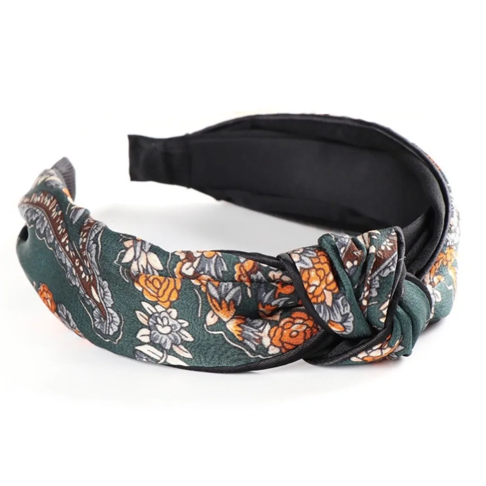 8 Colors Vintage Flower Printed Bow Knot Hairbands For Women Hair Head Hoop Simple Wide Hair Accessories
8 Colors Vintage Flower Printed Bow Knot Hairbands For Women Hair Head Hoop Simple Wide Hair Accessories