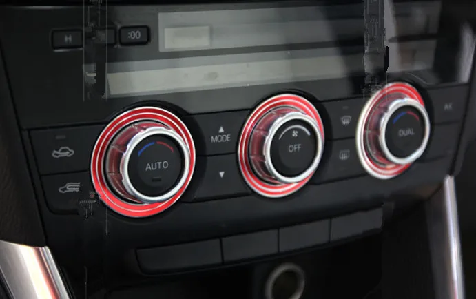 3pcs/set RED Alloy Air Conditioning Control Knob Circle Trims For MAZDA CX-5 2012-2014 Car-styling
3pcs/set RED Alloy Air Conditioning Control Knob Circle Trims For MAZDA CX-5 2012-2014 Car-styling