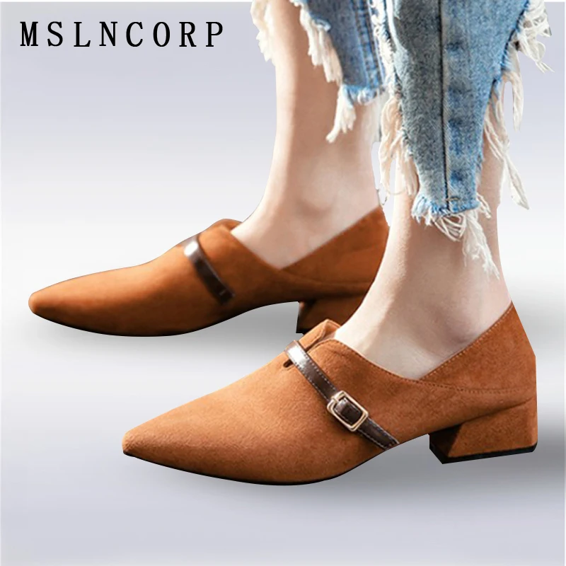 Plus Size 34-43 Fashion Classic Brand Shoes Women Casual Pointed Toe Oxford Shoes for Woman Comfortable Slip on Thick Mid Heels
Plus Size 34-43 Fashion Classic Brand Shoes Women Casual Pointed Toe Oxford Shoes for Woman Comfortable Slip on Thick Mid Heels