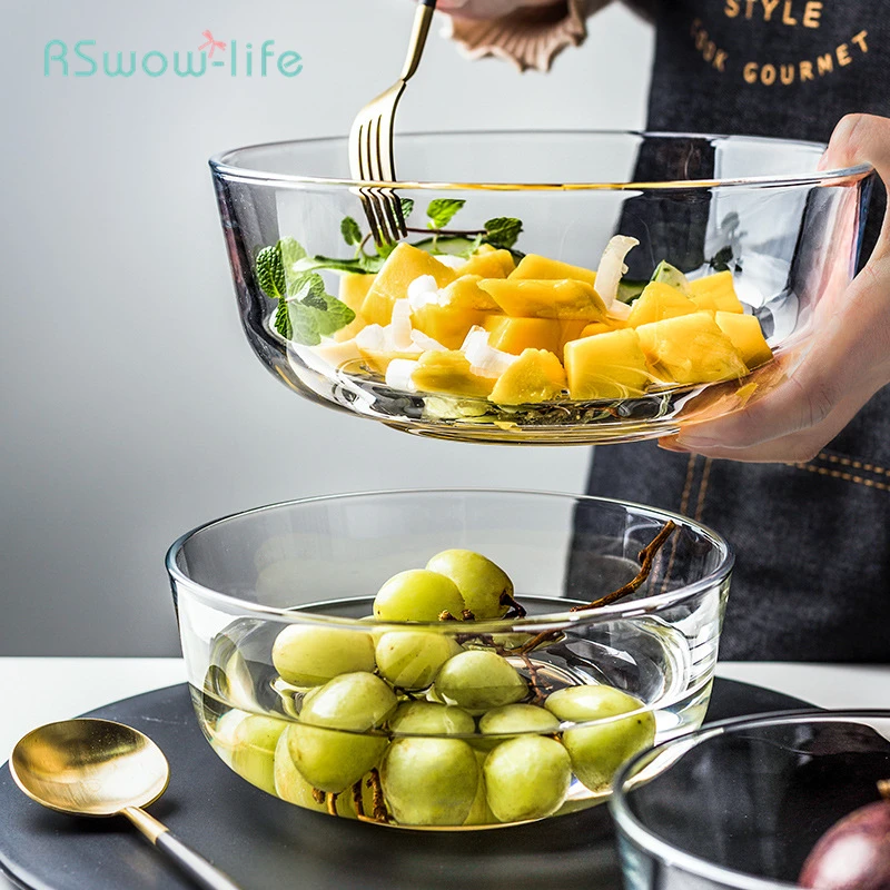 Nordic Style Creative Transparent Fruit Salad Glass Bowl Household Dessert Bowl Dinner Deep Plate Dishes Kitchen Supplies Round
Nordic Style Creative Transparent Fruit Salad Glass Bowl Household Dessert Bowl Dinner Deep Plate Dishes Kitchen Supplies Round