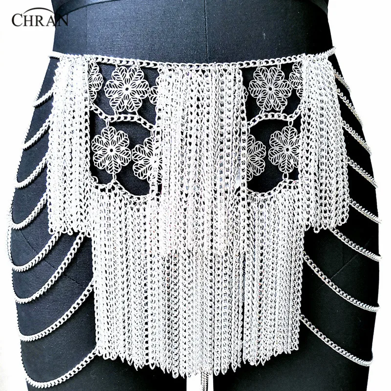 Chran Flower Chain Mini Skirt Disco Party Dress Beach Chainmail Cover Up Ibiza Harness Necklace EDM Festival Jewelry CRS224
Chran Flower Chain Mini Skirt Disco Party Dress Beach Chainmail Cover Up Ibiza Harness Necklace EDM Festival Jewelry CRS224