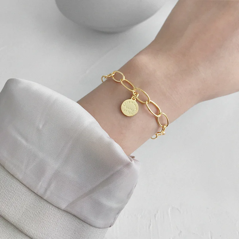 Silvology 925 Sterling Silver English Round Card Chain Bracelets Love Always Being Atlast Lette Female Bracelets Summer Jewelry
Silvology 925 Sterling Silver English Round Card Chain Bracelets Love Always Being Atlast Lette Female Bracelets Summer Jewelry
