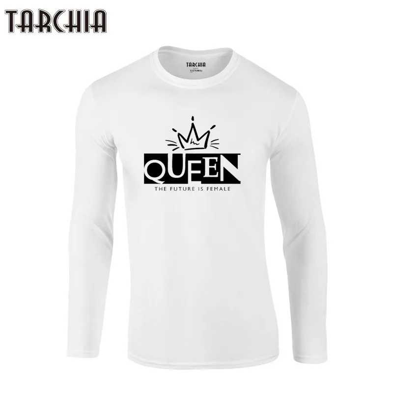 TARCHIA T-Shirts 2021 New Design Long Sleeve 100% Cotton Tees Tops Mens Slim Casual T Shirts Homme Funny Queen Typography
TARCHIA T-Shirts 2021 New Design Long Sleeve 100% Cotton Tees Tops Mens Slim Casual T Shirts Homme Funny Queen Typography