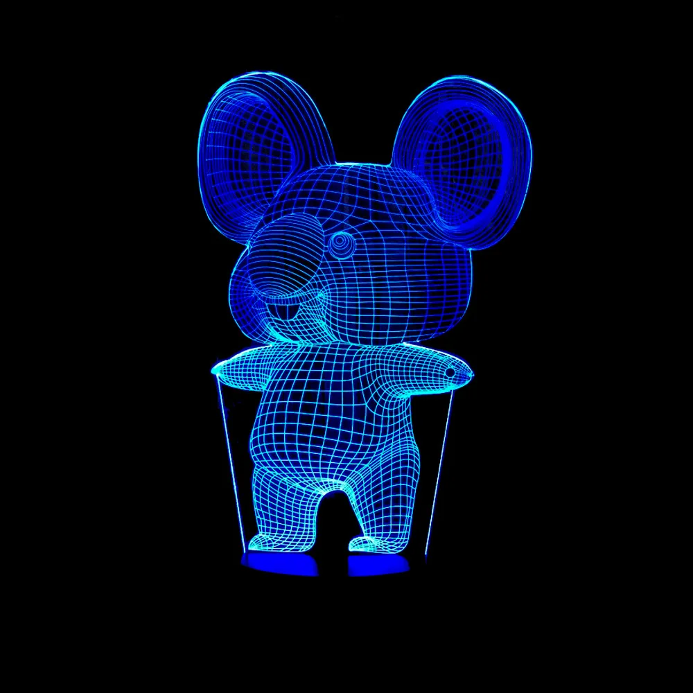 Акриловый 3D ночник koala, светящаяся стереофоническая лампа 7 видов цветов, меняющаяся Светодиодная лампа USB для спальни, ночник для ребенка, к...
Акриловый 3D ночник koala, светящаяся стереофоническая лампа 7 видов цветов, меняющаяся Светодиодная лампа USB для спальни, ночник для ребенка, к...