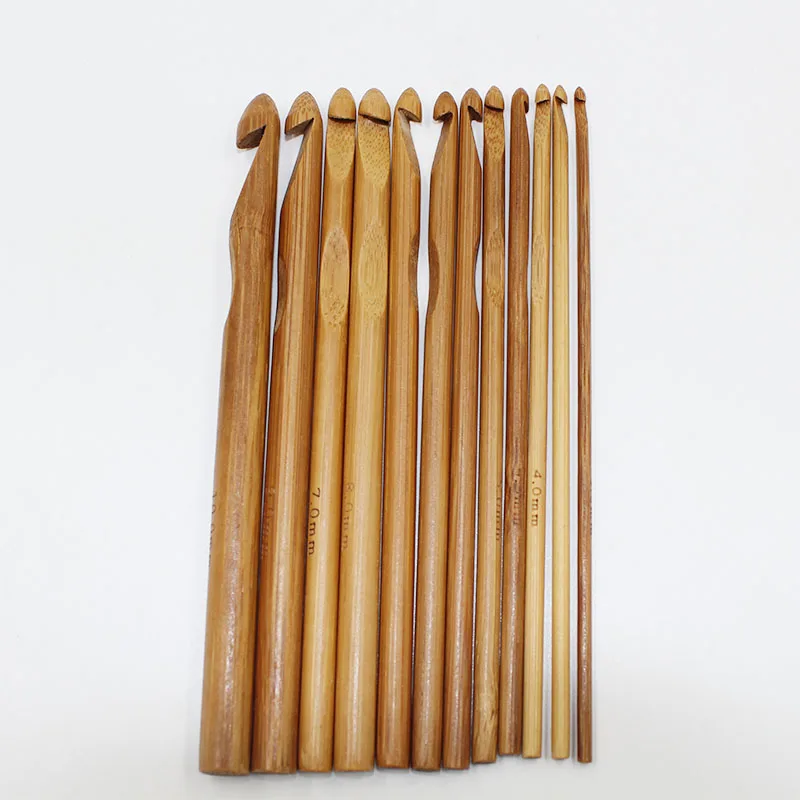 12 Sizes Bamboo Knitting Needles Handle Crochet Hook Knit Weave Yarn Crafts Home DIY Brand Knitting Tools
12 Sizes Bamboo Knitting Needles Handle Crochet Hook Knit Weave Yarn Crafts Home DIY Brand Knitting Tools