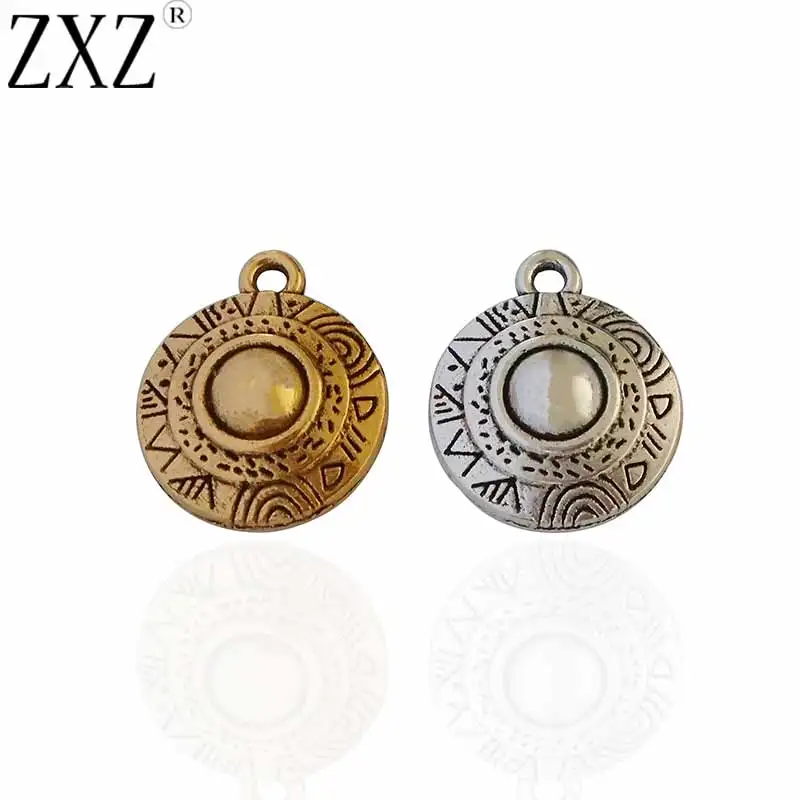 ZXZ 10pcs Antique Gold Loop Round Charms Pendants for Necklace Bracelet Jewelry Making Findings 22x18mm
ZXZ 10pcs Antique Gold Loop Round Charms Pendants for Necklace Bracelet Jewelry Making Findings 22x18mm