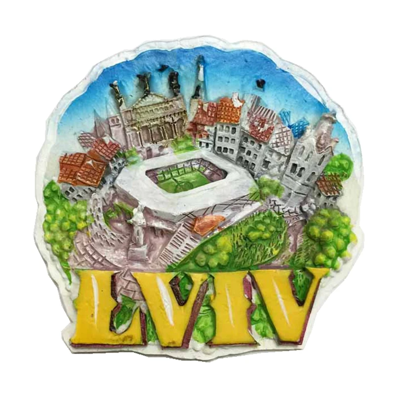 Ручная роспись украинский ливов Харьков 3D магниты на холодильник дорожные