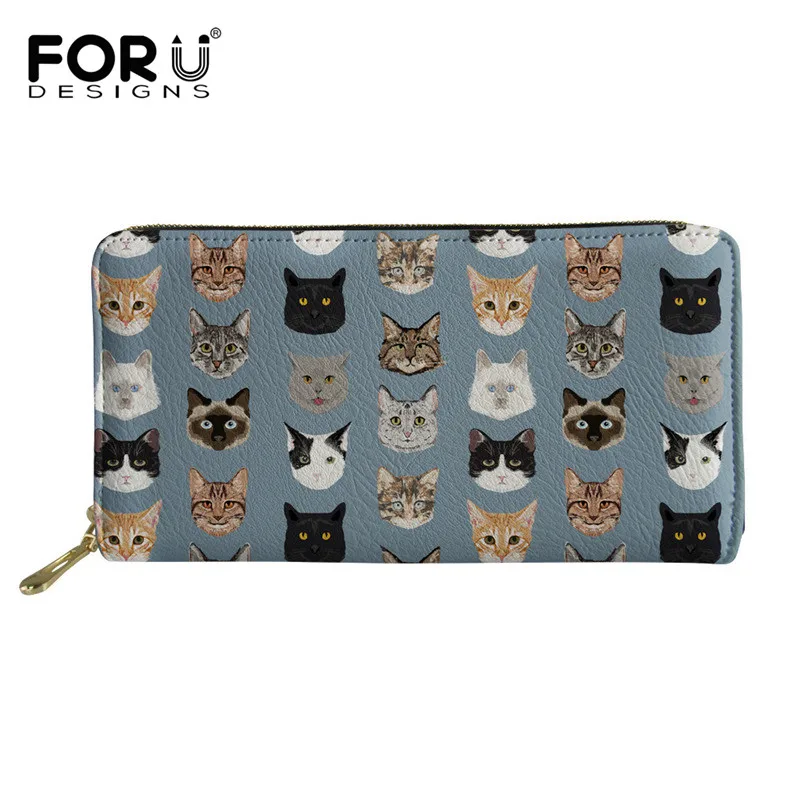 FORUDESIGNS Spectacular Cats Printed Women Wallets High Quality PU Leather Female Purse Long Money Bag Ladies Clutch Carteras
FORUDESIGNS Spectacular Cats Printed Women Wallets High Quality PU Leather Female Purse Long Money Bag Ladies Clutch Carteras
