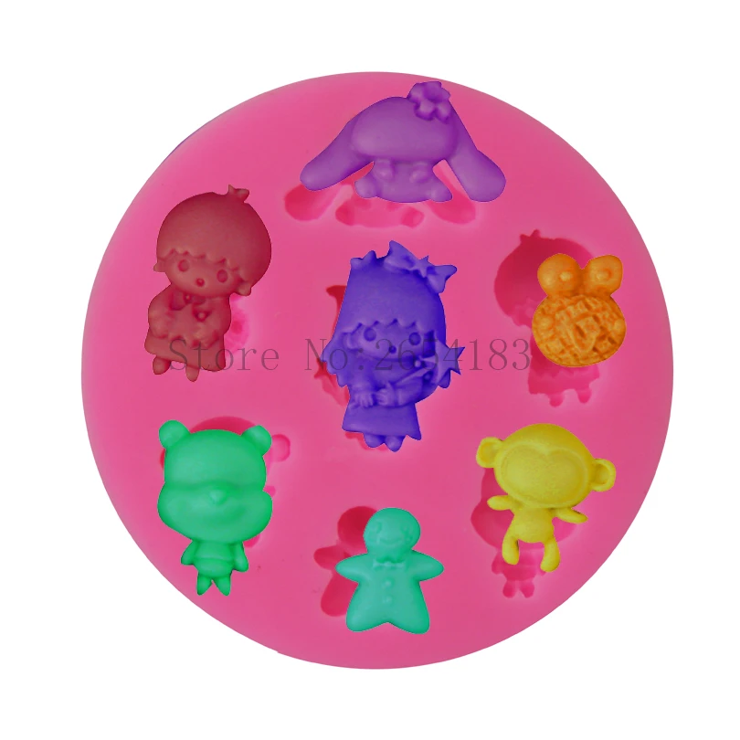 DIY Cartoon Animal Bear Doll Toy Silicone Fondant Soap 3D Cake Mold Cupcake Jelly Candy Chocolate Decoration Baking Tool FQ3343
DIY Cartoon Animal Bear Doll Toy Silicone Fondant Soap 3D Cake Mold Cupcake Jelly Candy Chocolate Decoration Baking Tool FQ3343