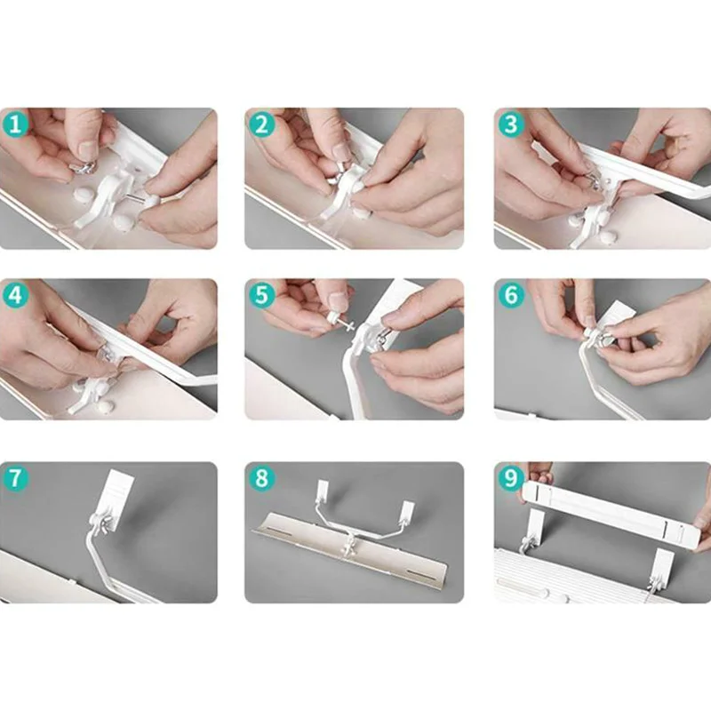 Hot Adjustable Air Conditioning Baffle Shield Telescopic Portable for Home Offices MDD88