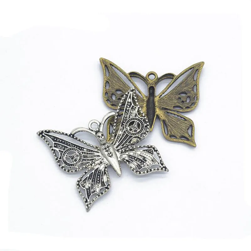 10pcs/lot 54x48mm Two Tone Plated Alloy Butterfly Charms Pendant Fit For Jewelry Findings
10pcs/lot 54x48mm Two Tone Plated Alloy Butterfly Charms Pendant Fit For Jewelry Findings