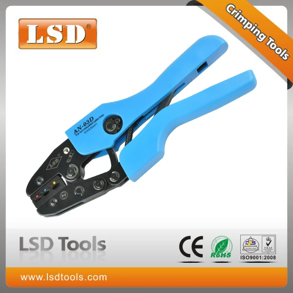 Pre insulated terminal and connector clamp AN-03D manual tool for electrical wiring tool
Pre insulated terminal and connector clamp AN-03D manual tool for electrical wiring tool
