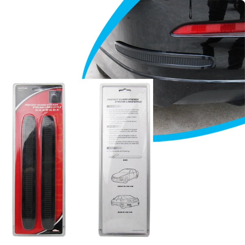 1 Pair 3d Car Stickers Car Covers Carbon Fiber Bumper Strip Universal Car Stickers Styling Exterior Accessories Auto Protector
1 Pair 3d Car Stickers Car Covers Carbon Fiber Bumper Strip Universal Car Stickers Styling Exterior Accessories Auto Protector