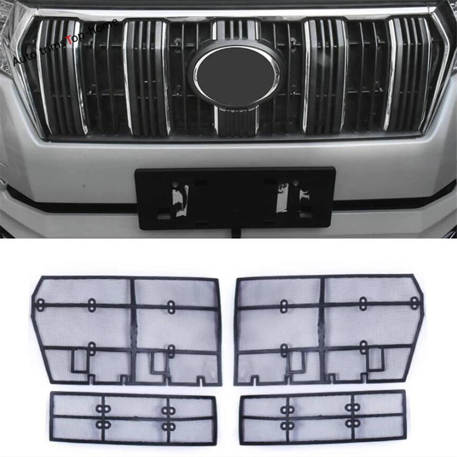 Yimaautotrims для Toyota Land любопытный Prado FJ150 2018 2020 просеивающая сетка насекомых Передняя