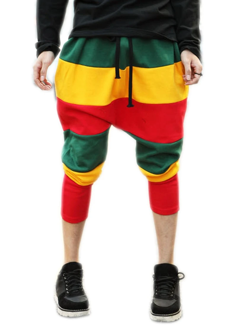 New Jamaican Reggae Harem Hip Hop Dance Pants Sweatpants Striped Costumes Green Yellow Red Panelled Female Trousers
New Jamaican Reggae Harem Hip Hop Dance Pants Sweatpants Striped Costumes Green Yellow Red Panelled Female Trousers