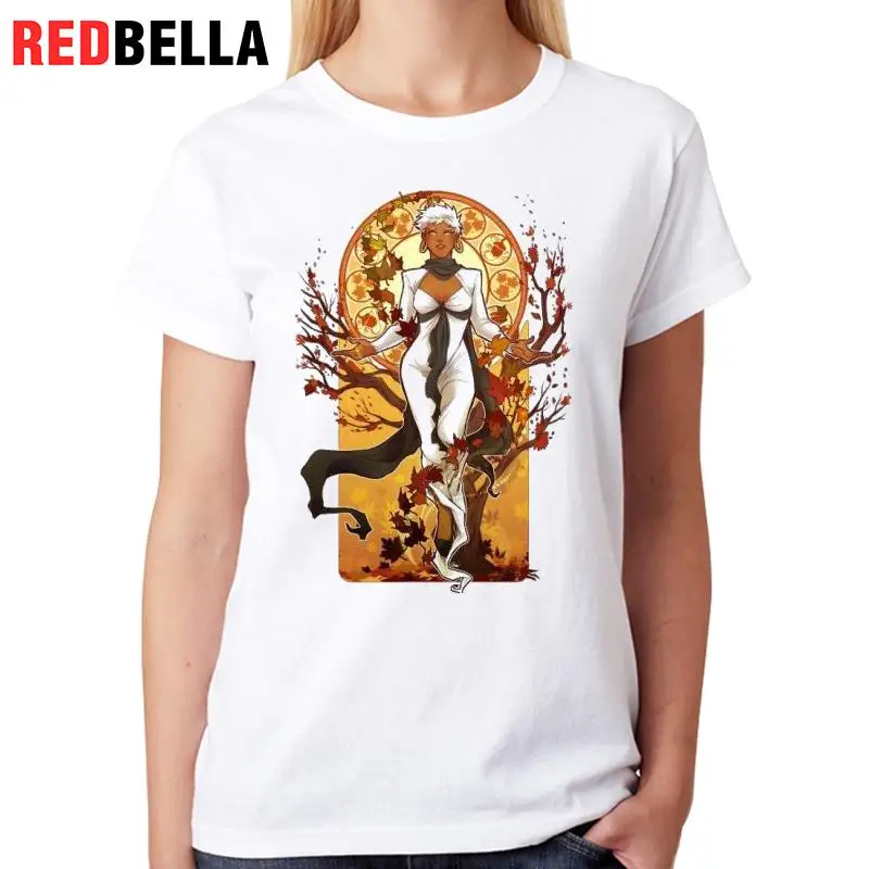 REDBELLA винтажная пикантная женская футболка Топ Японии аниме японских Harajuku