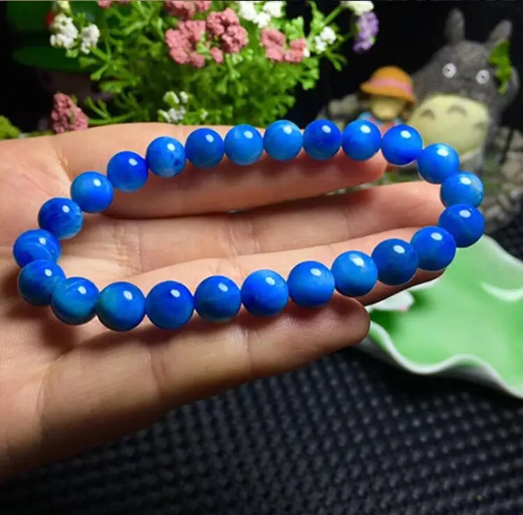 Fine jewelry Natural Crystal Bracelet Natural Blue Quartz Crystal Bracelet Gemstone 9-10mmAAAA Free Shipping
Fine jewelry Natural Crystal Bracelet Natural Blue Quartz Crystal Bracelet Gemstone 9-10mmAAAA Free Shipping