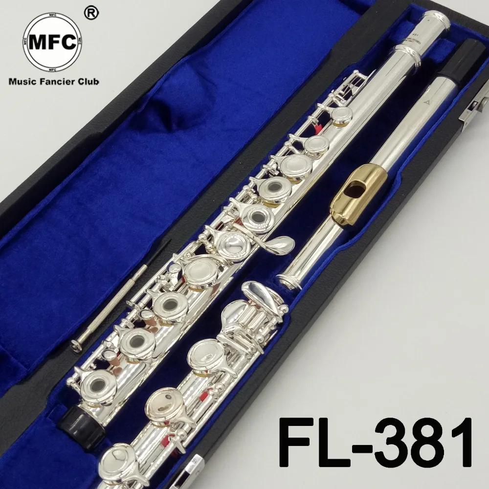 Music Fancier Club Intermediate Standards Flute FL-381 Student Flutes Gold Plated Lip Plate 17 Holes Open Closed Hole With Case
Music Fancier Club Intermediate Standards Flute FL-381 Student Flutes Gold Plated Lip Plate 17 Holes Open Closed Hole With Case