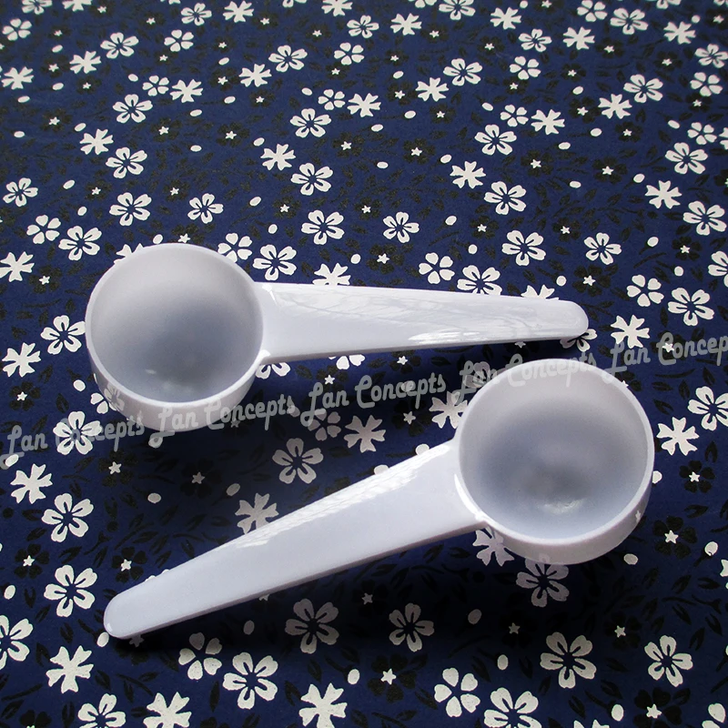 5g / 10ML Plastic Measuring Scoop Food Grade 5 gram PP Flat Spoon for medical milk powder liquid - white 1000pcs/lot wholesale
5g / 10ML Plastic Measuring Scoop Food Grade 5 gram PP Flat Spoon for medical milk powder liquid - white 1000pcs/lot wholesale