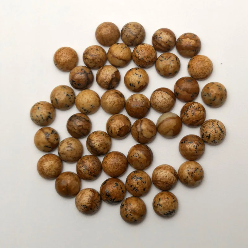 fashion picture stone 8MM good quality natural stone round charm cabochon bead for jewelry 50Pcs/lot Ring accessories Wholesale
fashion picture stone 8MM good quality natural stone round charm cabochon bead for jewelry 50Pcs/lot Ring accessories Wholesale