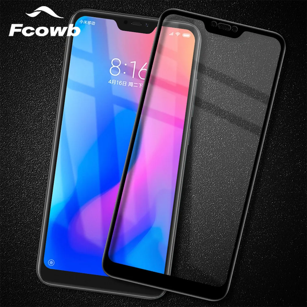 Стекло для Xiaomi Redmi 6 Pro закаленное 0 3 мм 5D 9 H полное покрытие Полный Экран протектор