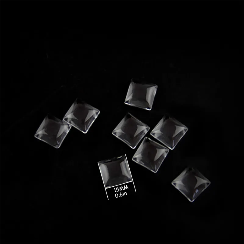 Square 15mm 100pcs Flat Back Clear Glass Cabochon Transparent Glass Cabochon For DIY Fashion Jewelry Promotion
Square 15mm 100pcs Flat Back Clear Glass Cabochon Transparent Glass Cabochon For DIY Fashion Jewelry Promotion
