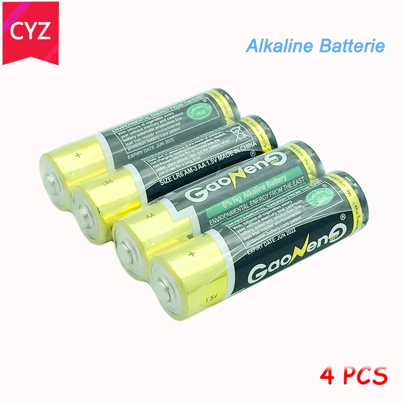 Новое поступление 4 шт. Bateria 1.5 В AA Батарея щелочных Батареи охраны среды Горячая