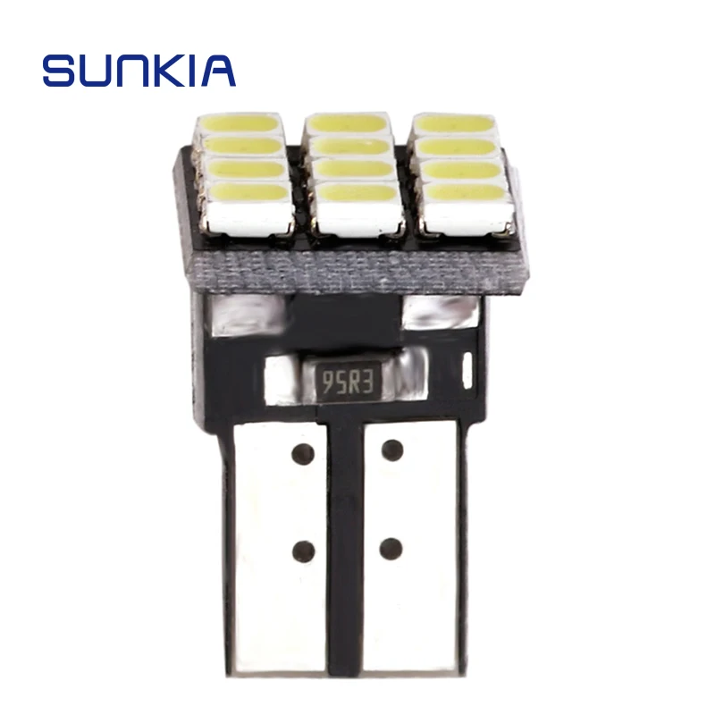 SUNKIA 1 шт. T10 автомобильная лампа W5W/194 1206 чипы 9SMD/16SMD светодиодная лампочка