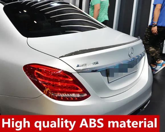 Спойлер в стиле AMG для Benz W205 C200L C260L автомобильное заднее крыло из АБС пластика 4 двери Праймер цветной спойлер