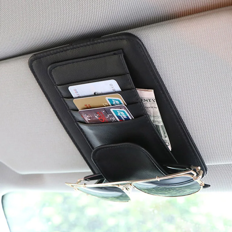Universal Car Auto Visor Organizer Holder PU Leather Case for Card Glasses Car Accessories Sun Visor Organizador Car-Styling
Universal Car Auto Visor Organizer Holder PU Leather Case for Card Glasses Car Accessories Sun Visor Organizador Car-Styling