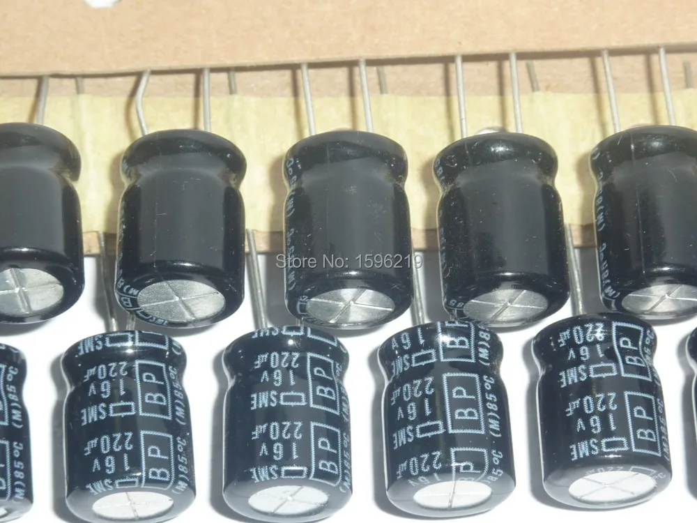 50 шт. 220 мкФ 16 В NIPPON Chemi Con NCC SME BP серия 10x12 5 мм оригинальный 16V220uF двухполярный