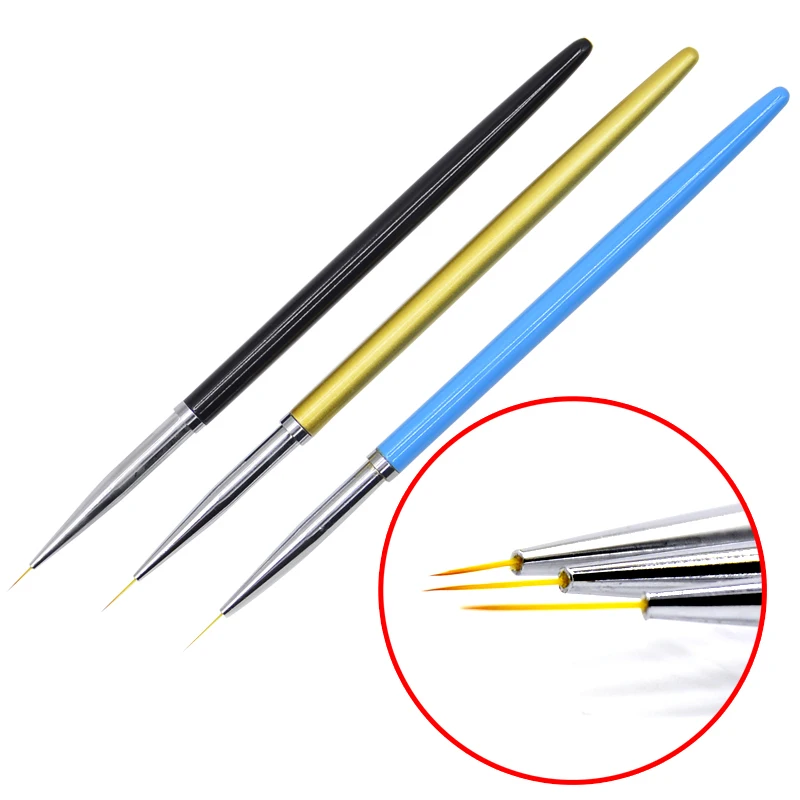 WUF 3Pcs Nail Brush Set Painting Liner Pen Brushes Kits For Women DIY Manicure Nail Art Tools
WUF 3Pcs Nail Brush Set Painting Liner Pen Brushes Kits For Women DIY Manicure Nail Art Tools