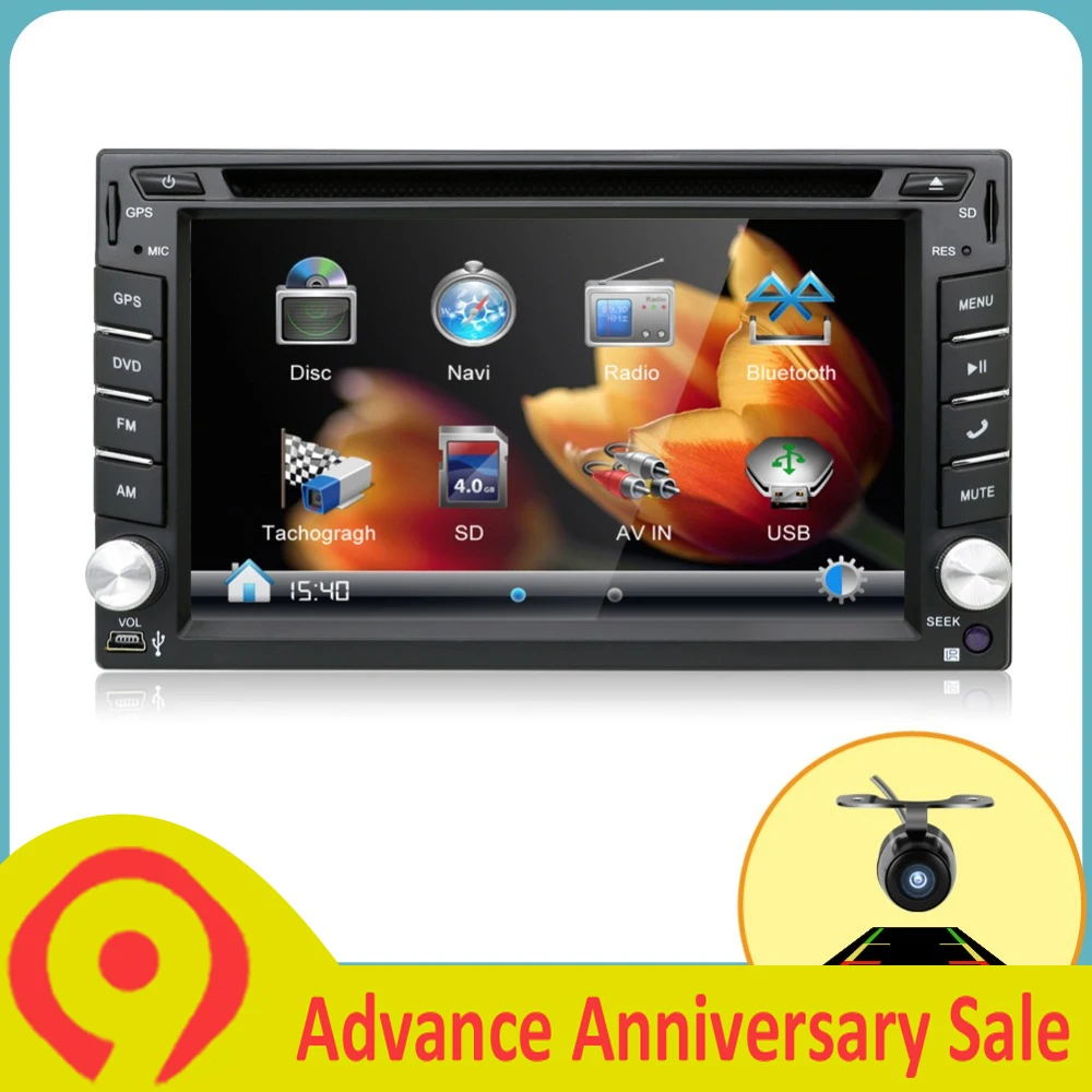 Автомобильный DVD плеер GPS радио Bluetooth 2 din универсальный для телефона Qashqai x trail juke