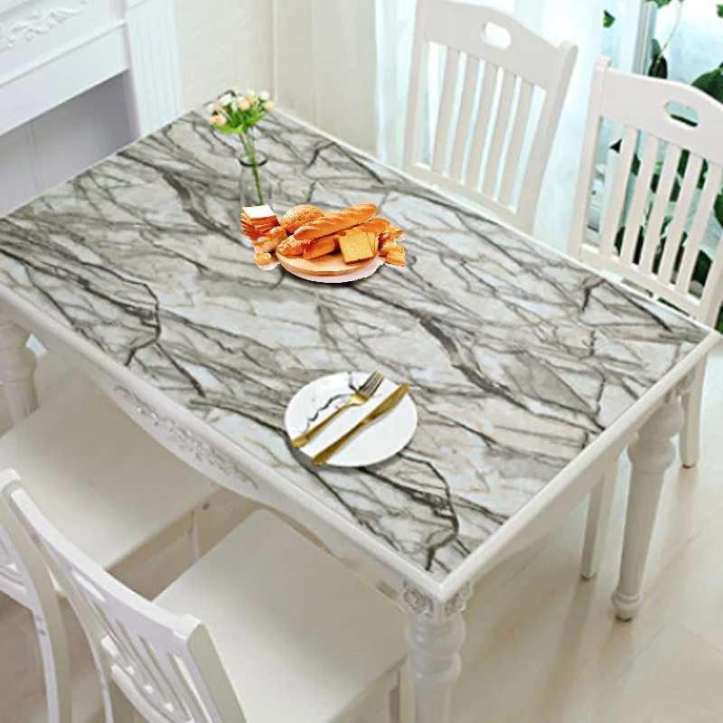 HAZY PVC Tablecloth Waterproof Rectangle Table Cover Marble Pattern Table Cloths Coffee Table Mat Dining Table Mat for Kitchen
HAZY PVC Tablecloth Waterproof Rectangle Table Cover Marble Pattern Table Cloths Coffee Table Mat Dining Table Mat for Kitchen