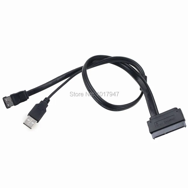 1 шт. жесткий диск 2 5 дюймов SATA 22Pin к eSATA кабель для передачи данных с питанием от