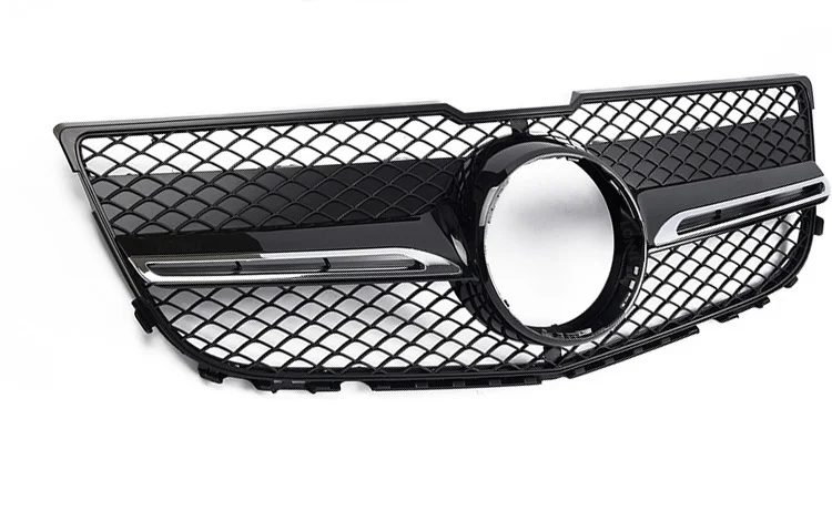 New Black Front Hood Bumper Kidney Center Grille Grills With Chrome Moulding For Mercedes Benz GLK-CLASS X204 AMG 2012-2015
New Black Front Hood Bumper Kidney Center Grille Grills With Chrome Moulding For Mercedes Benz GLK-CLASS X204 AMG 2012-2015
