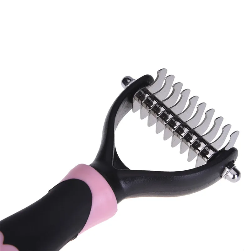 Pet Dog Cat Comb Fur Dematting Grooming Deshedding Trimmer Tool Comb Brush 2 Color 1Pcs
Pet Dog Cat Comb Fur Dematting Grooming Deshedding Trimmer Tool Comb Brush 2 Color 1Pcs