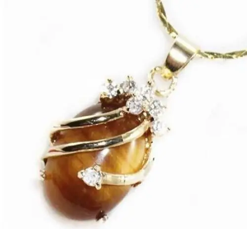 Free shipping@@@@@13X18MM Natural Charm African Roar Tiger Eye Oval Pendant Necklace 17'' YZ55
Free shipping@@@@@13X18MM Natural Charm African Roar Tiger Eye Oval Pendant Necklace 17'' YZ55