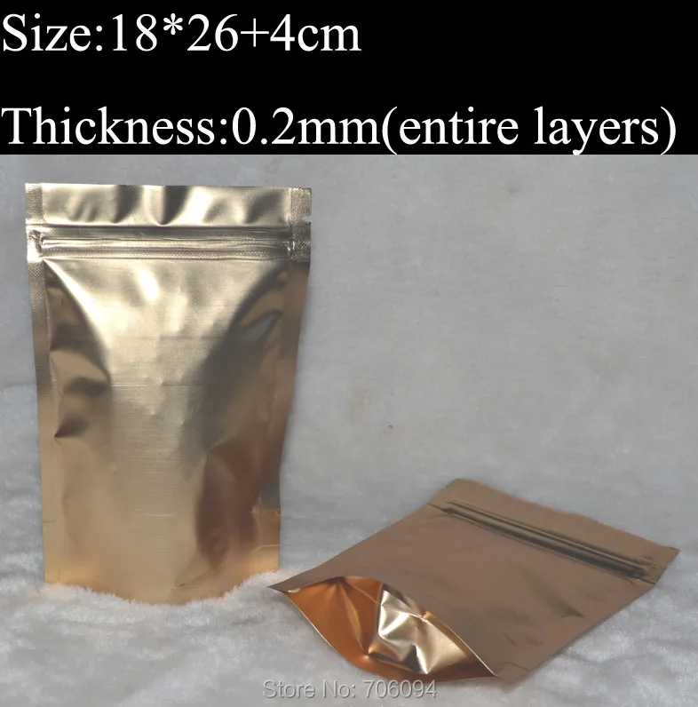 18x26 + 4 см/7 ''x 10,2'', 100 шт./лот, Золотой металлический Алюминиевый Ziplock стоячий мешок из фольги с замком на молнии, Золотой пластиковый пакет
18x26 + 4 см/7 ''x 10,2'', 100 шт./лот, Золотой металлический Алюминиевый Ziplock стоячий мешок из фольги с замком на молнии, Золотой пластиковый пакет
