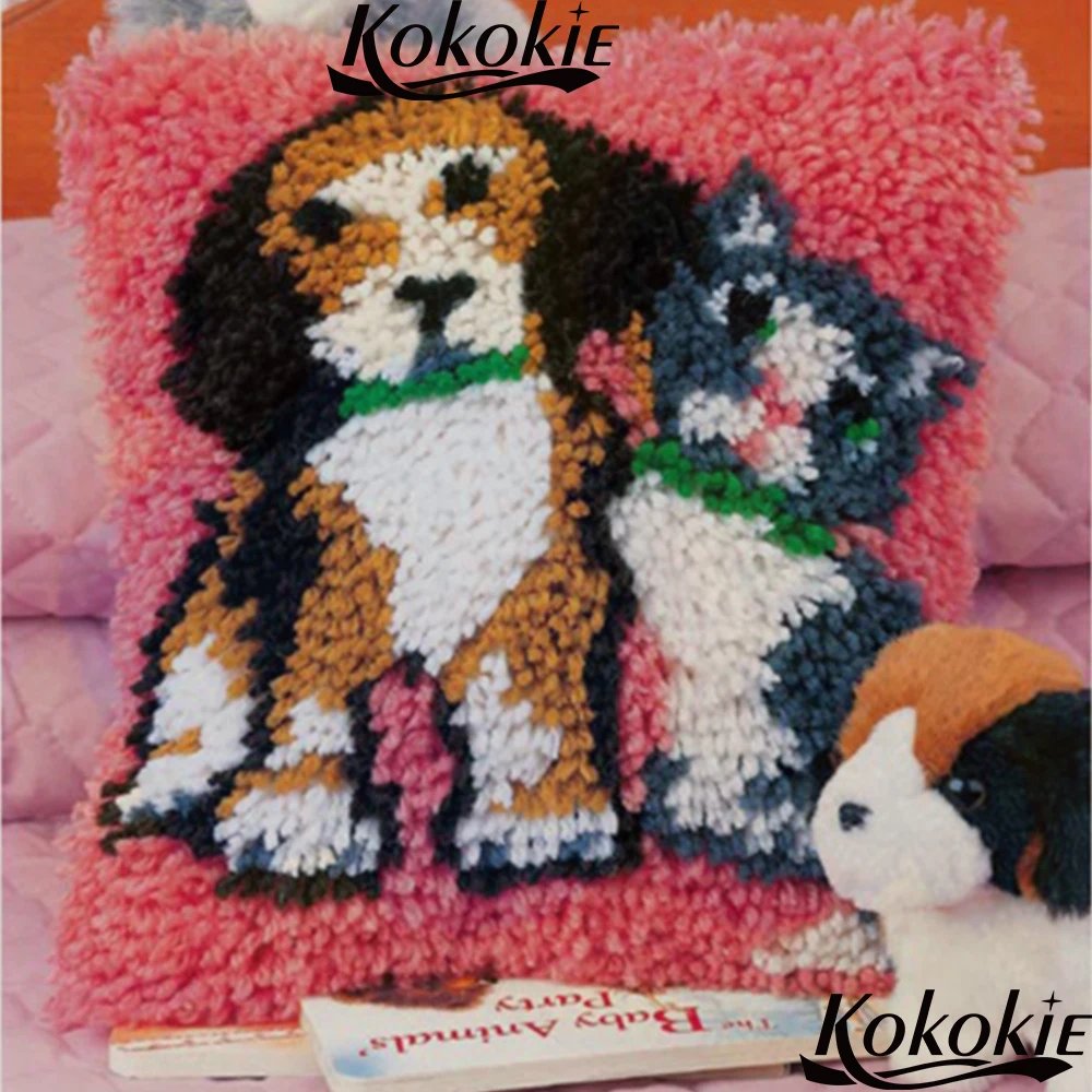 3d Latch hook rug embroidery pillow kits material for handicraft cross stitch cushions Crocheting Rug Yarn Patchwork Pillowcase
3d Latch hook rug embroidery pillow kits material for handicraft cross stitch cushions Crocheting Rug Yarn Patchwork Pillowcase